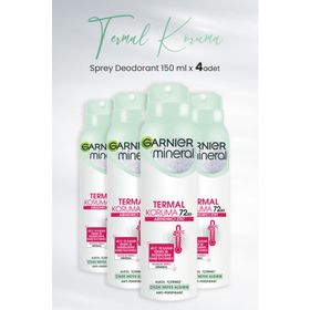 Garnier Mineral Termal Koruma 4x150 ml Kadın Sprey Deodorant