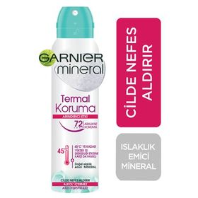 Garnier Mineral Termal Koruma Arındırıcı Etki 150 ml Antiperspirant Sprey Deodorant