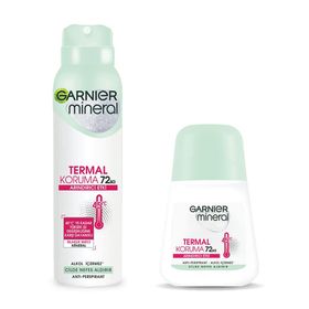 Garnier Mineral Termal Koruma Sprey Roll On Deodorant Seti