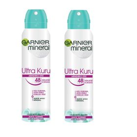 Garnier Mineral Ultra Kuru 2x150 ml Sprey Deodorant