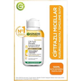 Garnier Mini Boy Çift Fazlı 100 ml Micellar Kusursuz Makyaj Temizleme Suyu