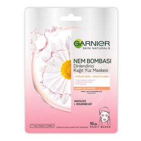 Garnier Nem Bombası Dinlendirici 28 gr Kağıt Yüz Maskesi