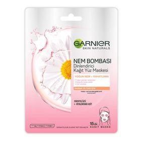 Garnier Nem Bombası Dinlendirici 28 gr Kağıt Yüz Maskesi