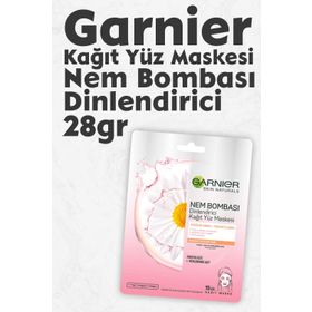 Garnier Nem Bombası Dinlendirici 28 gr Kağıt Yüz Maskesi