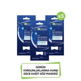 Garnier Nem Bombası Ferahlatıcı 32 gr 3'lü Kağıt Maske