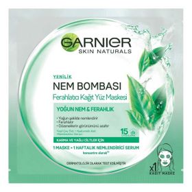 Garnier Nem Bombası Ferahlatıcı 32 gr Kağıt Maske