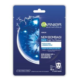 Garnier Nem Bombası Gece 28 gr Kağıt Yüz Maskesi