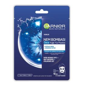 Garnier Nem Bombası Gece 28 gr Kağıt Yüz Maskesi