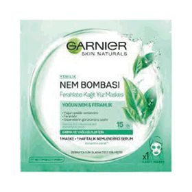 Garnier Nem Bombası Yeşil 32 gr Kağıt Maske