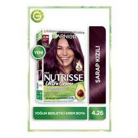 Garnier Nutrisse 4.26 Patlıcan Moru 60 ml Saç Boyası