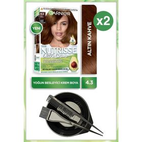 Garnier Nutrisse 4.3 Altın Kahve 2 Adet Krem Saç Boyası