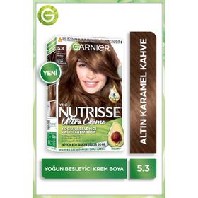 Garnier Nutrisse 5.3 Altın Karamel Kahve 60 ml Saç Boyası