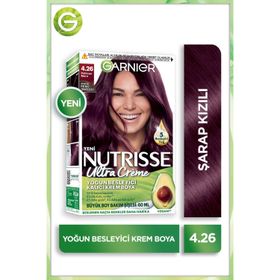 Garnier Nutrisse Ultra Creme 4.26 Şarap Kızılı Saç Boyası