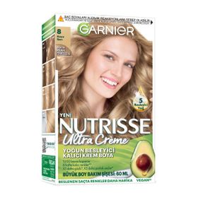 Garnier Nutrisse Ultra Creme 8 Koyu Sarı Saç Boyası