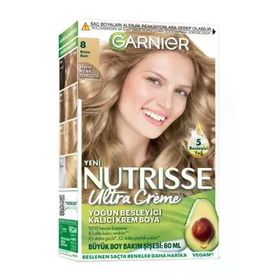 Garnier Nutrisse Yoğun Besleyici Kalıcı 8 Koyu Sarı Saç Boyası