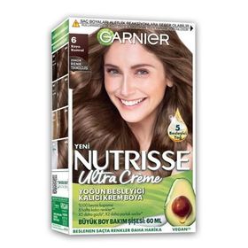 Garnier Nutrisse Yoğun Besleyici Kalıcı Krem 6 Koyu Kumral Saç Boyası