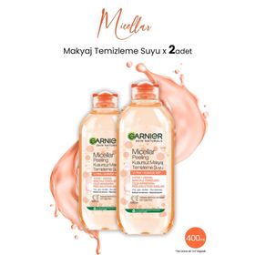 Garnier Peeling Micellar Kusursuz 2x400 ml Makyaj Temizleme Suyu