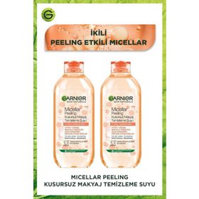 Garnier Peeling Micellar Kusursuz 2x400 ml Makyaj Temizleme Suyu