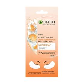 Garnier Portakal Suyu & Hyaluronik Asit 6 G Nem Bombası Kağıt Göz Maskesi