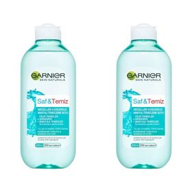 Garnier Saf Temiz Micellar 400 ml x 2 Kusursuz Makyaj Temizleme Suyu