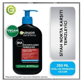 Garnier Saf Temiz Siyah Nokta Karşıtı 250 ml Yüz Temizle Jeli
