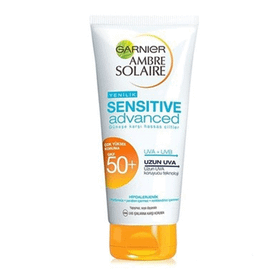 Garnier Sensitive Advanced 200 ml Spf50+ Çocuklar İçin Güneş Kremi Güneş Kremi