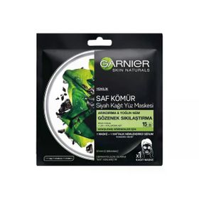 Garnier Siyah Saf Kömür 28 gr Kağıt Yüz Maskesi