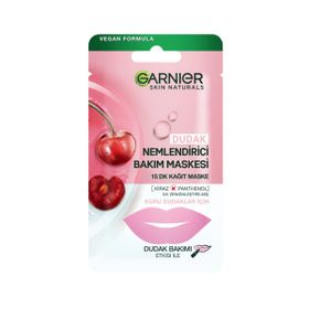 Garnier Skin Naturals 5 gr Panthenol+Kiraz Nemlendirici Kağıt Dudak Maskesi