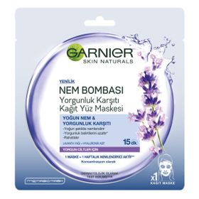Garnier Skin Naturals Nem Bombası Yorgunluk Karşıtı Kağıt Maske