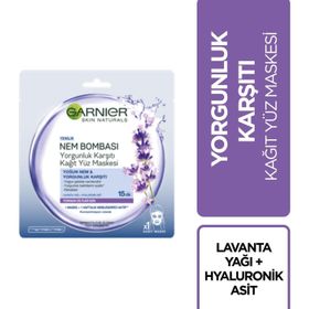 Garnier Skin Naturals Nem Bombası Yorgunluk Karşıtı Kağıt Maske