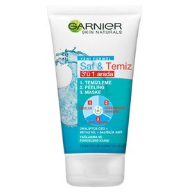Garnier Skin Naturals Saf ve Temiz 3'ü 1 arada 150 ml Cilt Bakım Seti