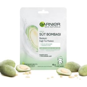 Garnier Skin Naturals Süt Bombası Badem Sütü Kağıt Maske