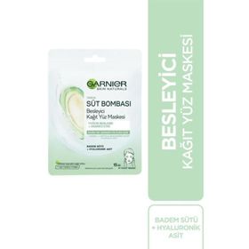 Garnier Skin Naturals Süt Bombası Badem Sütü Kağıt Maske