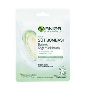 Garnier Süt Bombası Badem Sütü Besleyici Kağıt Yüz Maskesi