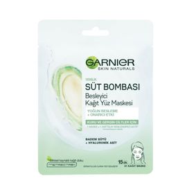Garnier Süt Bombası Badem Sütü Besleyici Kağıt Yüz Maskesi