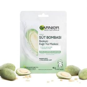 Garnier Süt Bombası Badem Sütü Besleyici Kağıt Yüz Maskesi
