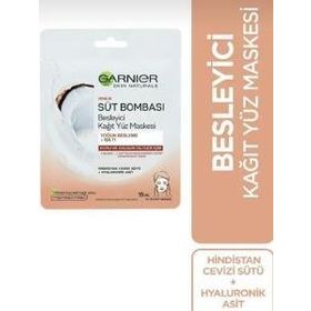 Garnier Süt Bombası Besleyici Hindistan Cevizi Özlü Kağıt Yüz Maskesi