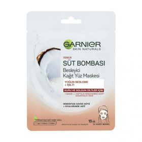 Garnier Süt Bombası Besleyici Hindistan Cevizi Özlü Kağıt Yüz Maskesi