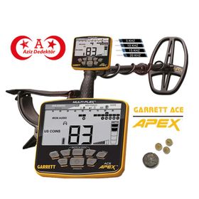 Garrett Ace Apex Basic 6x11 Inch Dd Viper Başlık Define, Altın, Metal Dedektörü