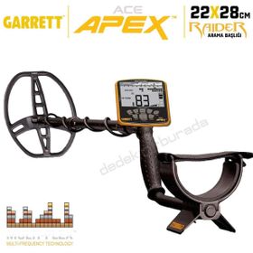 Garrett Ace Apex Basic Raider Başlıklı 22x28 cm Dedektör