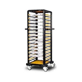 Gastrolley 29 Raflı İki Yanı Kapalı 59x71x174 cm Self Servis Taşıma Arabası