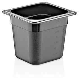 GastroPlast GN 1/6-150 mm Polikarbon Siyah Gastronom Küvet
