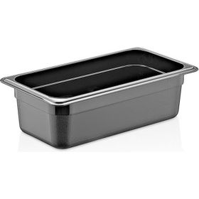 GastroPlast GN 1/9-65 mm Polikarbon Siyah Gastronom Küvet