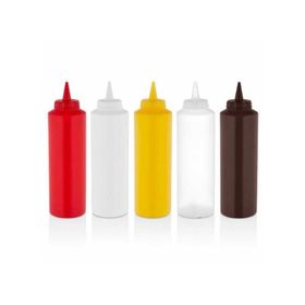 GastroPlast GPS-500/BR 500 ml Kahverengi Sos Şişesi