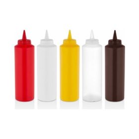 GastroPlast Şeffaf 500 ml Fişek Sosluk