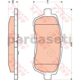 Gates 4PK738 Kanallı Kayış