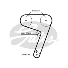 Gates 5279XS CT931 Tipo 2.0 16V 91 95 Alfa Romeo 155 2.0T 16V 94 96 Lancia 2.0 1.6 Eksantrik Kayışı