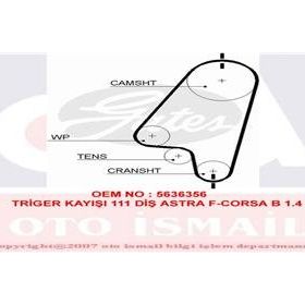 Gates 5310XS Astra F Corsa B 111 Diş Triger Kayışı