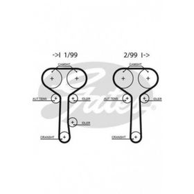 Gates 5508XS Ford Focus Mondea Connect 1.8 16V 02 Mazda CT978 Triger Kayışı