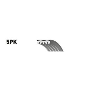 Gates 5PK1153 Kanallı Kayış
